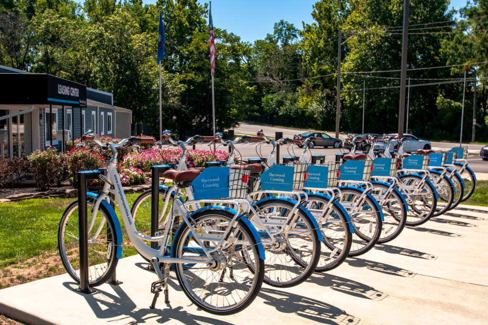 Sherwood Crossing Apartments & Townhomes offers bike share in Philadelphia, Pennsylvania