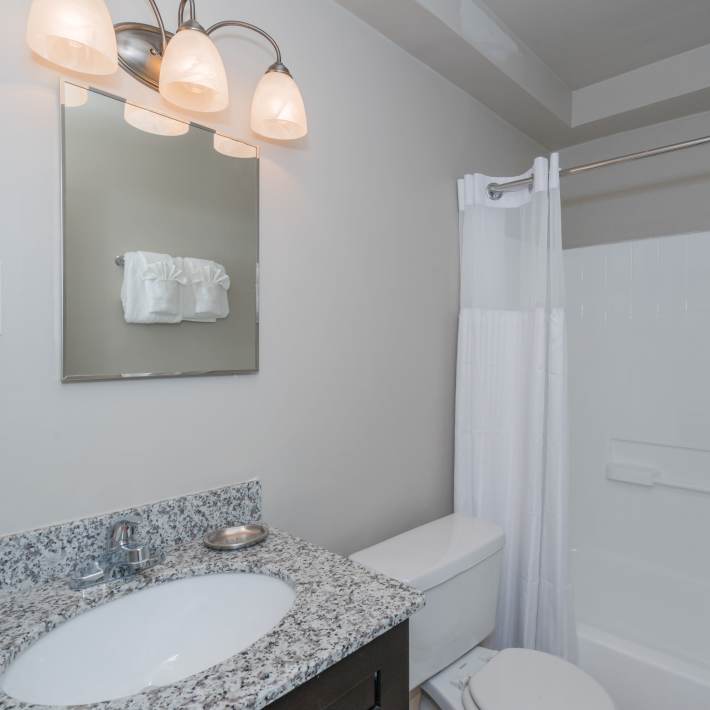 Full bath with tub at Elevations One, Woodbridge, Virginia