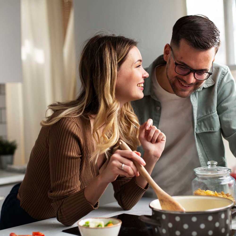 Residents in a kitchen at 1758 Spring Water in Clarksville, Tennessee