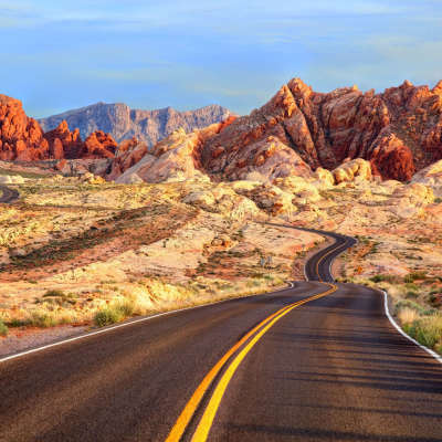 Vista view of Nevada desert