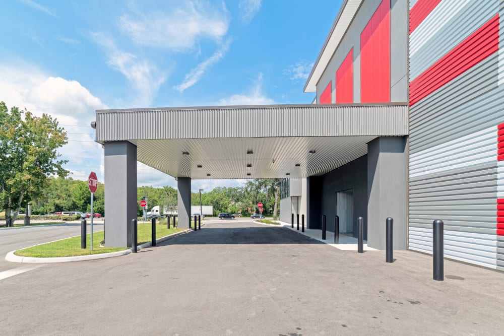 The covered entrance at Your Storage Units North Augusta in North Augusta, South Carolina
