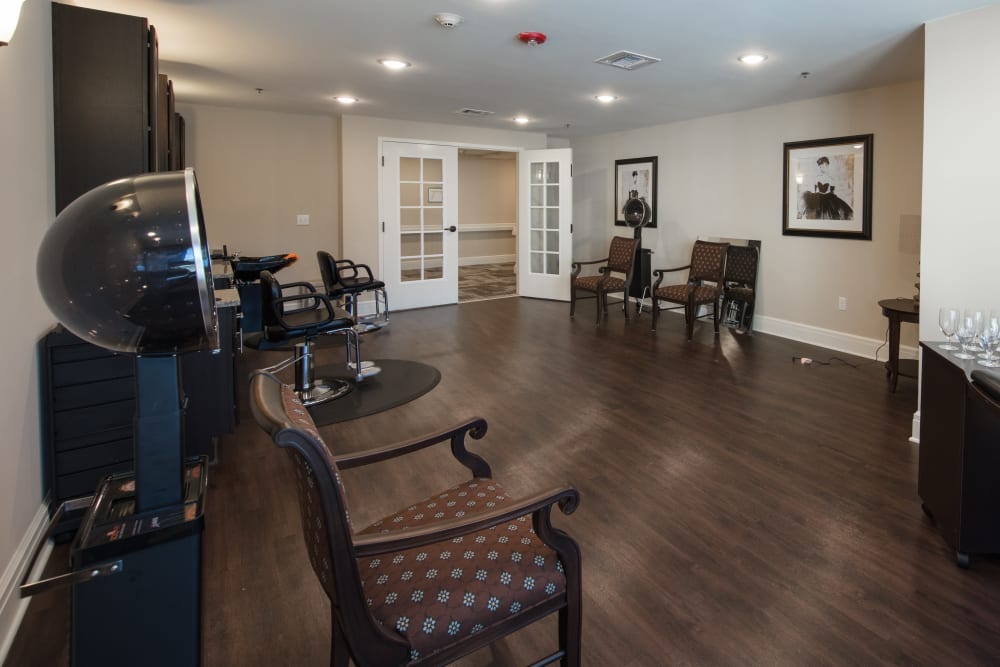 Salon at Harmony at Wescott Plantation in Summerville, South Carolina