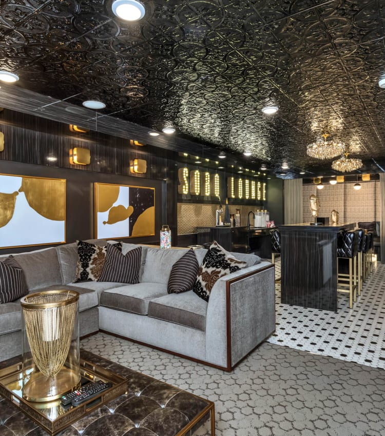 Resident lounge at Alta SoBo Station in Denver, Colorado