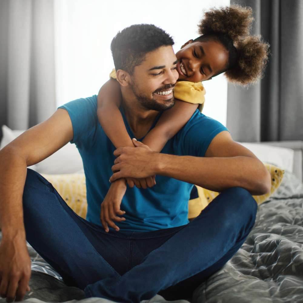 Resident with her daughter  at Alegre in Irvine, California 