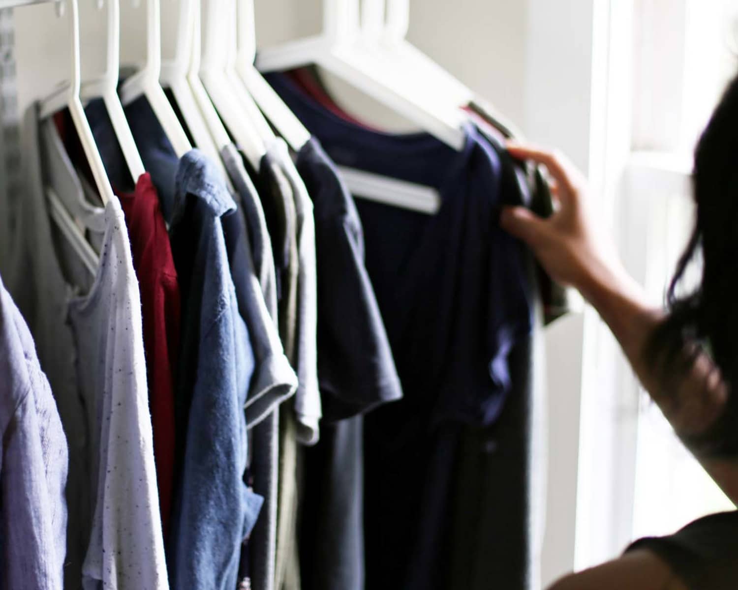 Walk-in closets at McCue Galleria in Houston, Texas