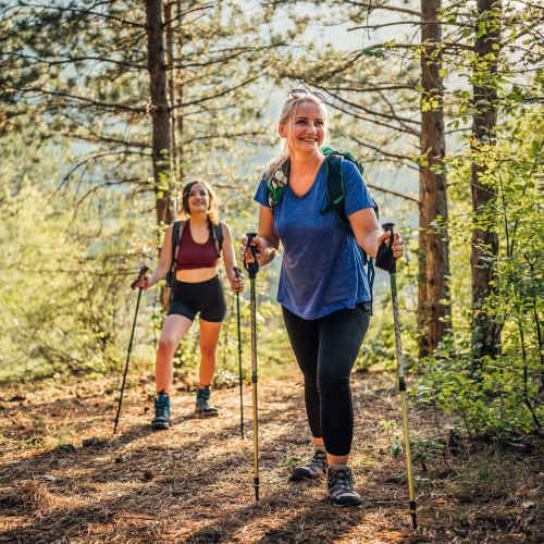 Residents trekking near Vintage at Redfield in Reno, Nevada