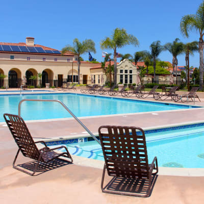 Swimming pool  at The Village at NTC in San Diego, California