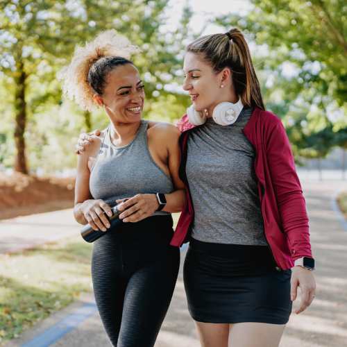 Residents enjoying coffee at The Heights at Happy Valley in Happy Valley, Oregon