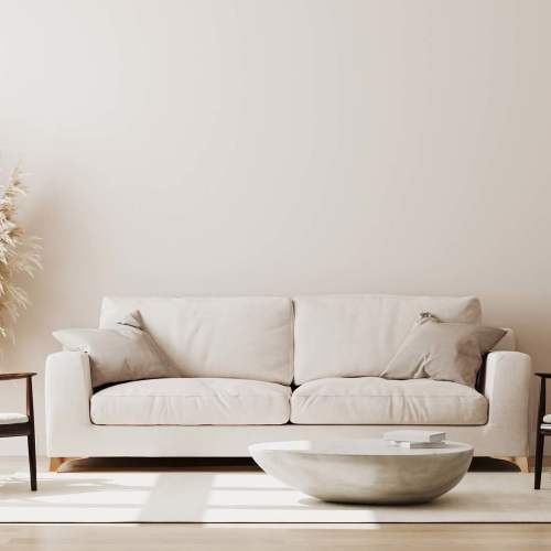 Couch in the living room at The Stratford in Indianapolis, Indiana