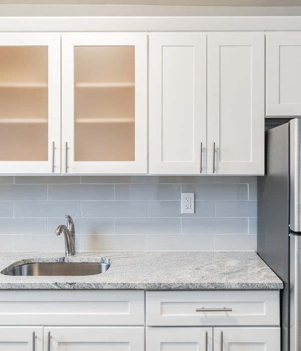 Spacious kitchen at Eagle Rock Apartments at Carle Place in Carle Place, New York