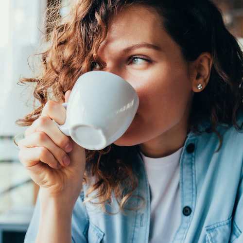 Coffee cups ordered by resident near Greentree in Indianapolis, Indiana