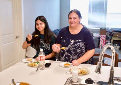 Residents of Homestead Oaks Apartments in Austin,Texas 