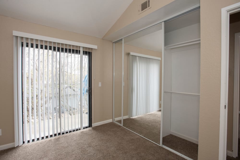 Bedroom at River's Edge Apartments in Lodi, California