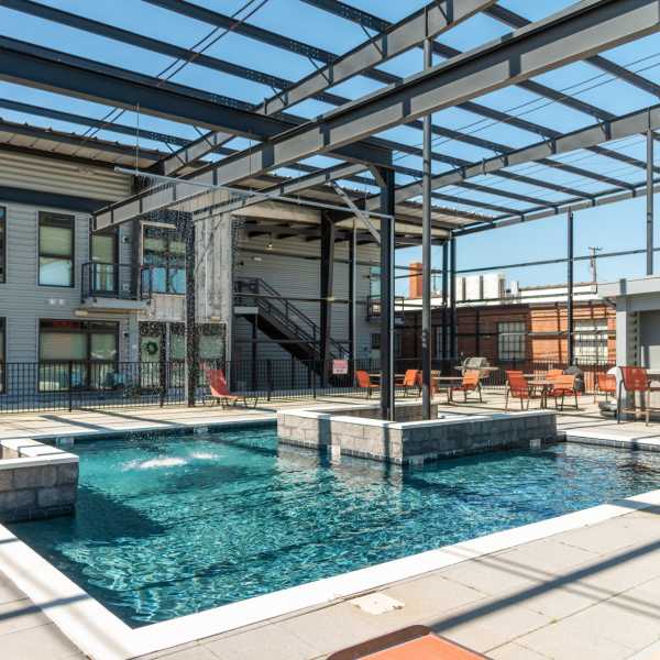 Resort-style pool at Scotts Edge, Richmond, Virginia