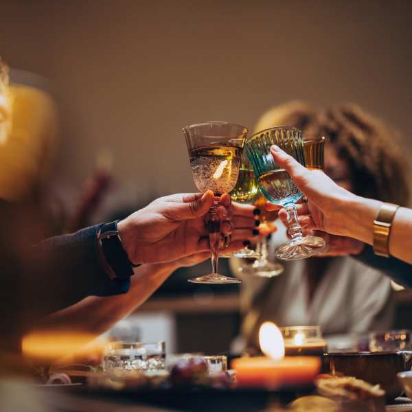 Residents enjoying cocktails near Attain at Towne Centre, Fredericksburg, Virginia