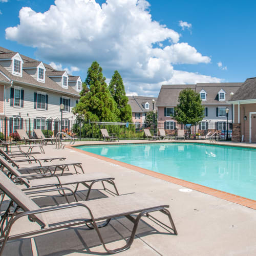 Swimming Pool at Montgomery Manor Apartments & Townhomes in Hatfield, Pennsylvania