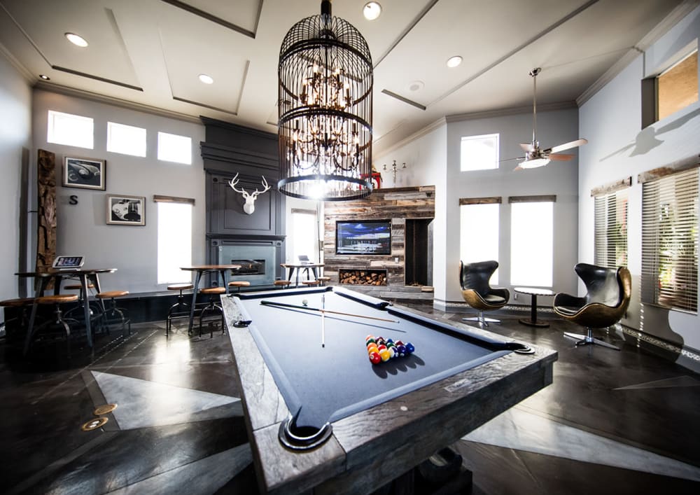 Game room of Meridian at Stanford Ranch in Rocklin, California