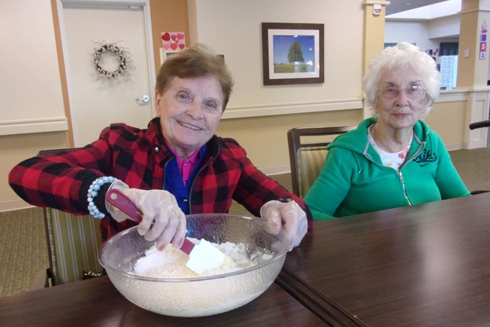 Gardening at our senior living facility in Tinley Park