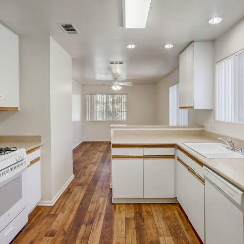 kitchen at San Onofre II in San Clemente, California