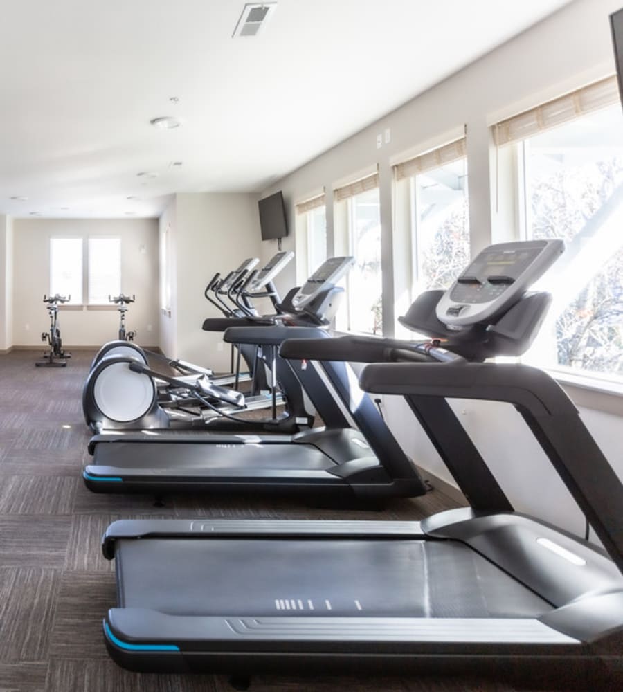 Fitness center at Northbrook Village in Fairview, Oregon