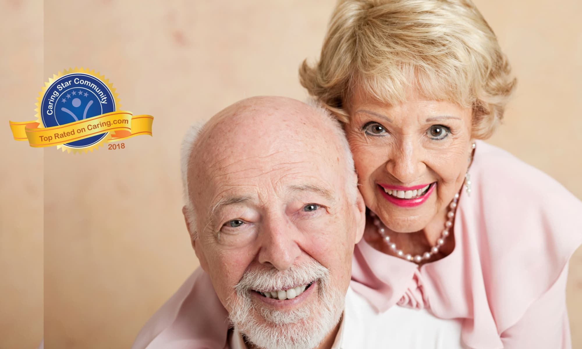 Senior couple at Pacifica Senior Living Forest Trace
