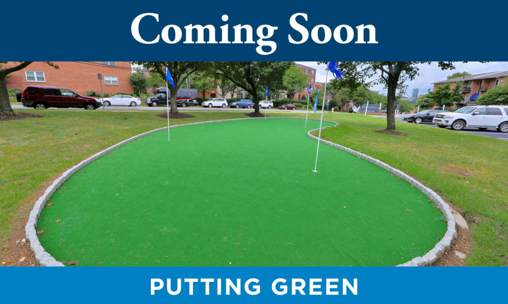 Putting Green at Charleston Place Apartment Homes in Ellicott City, Maryland