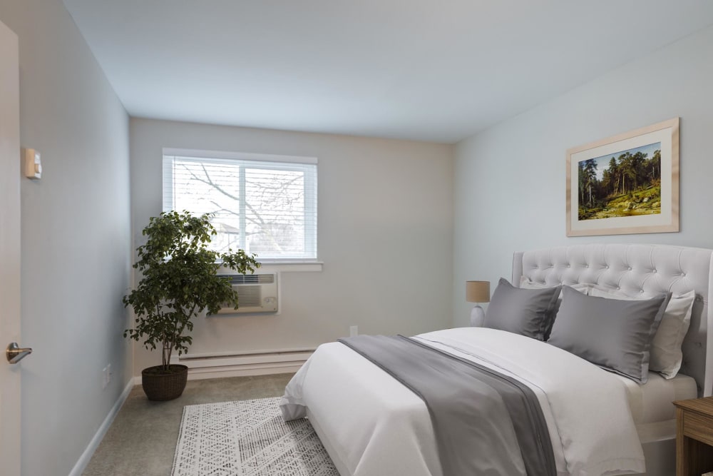 Model bedroom at The Addison, North Wales, Pennsylvania