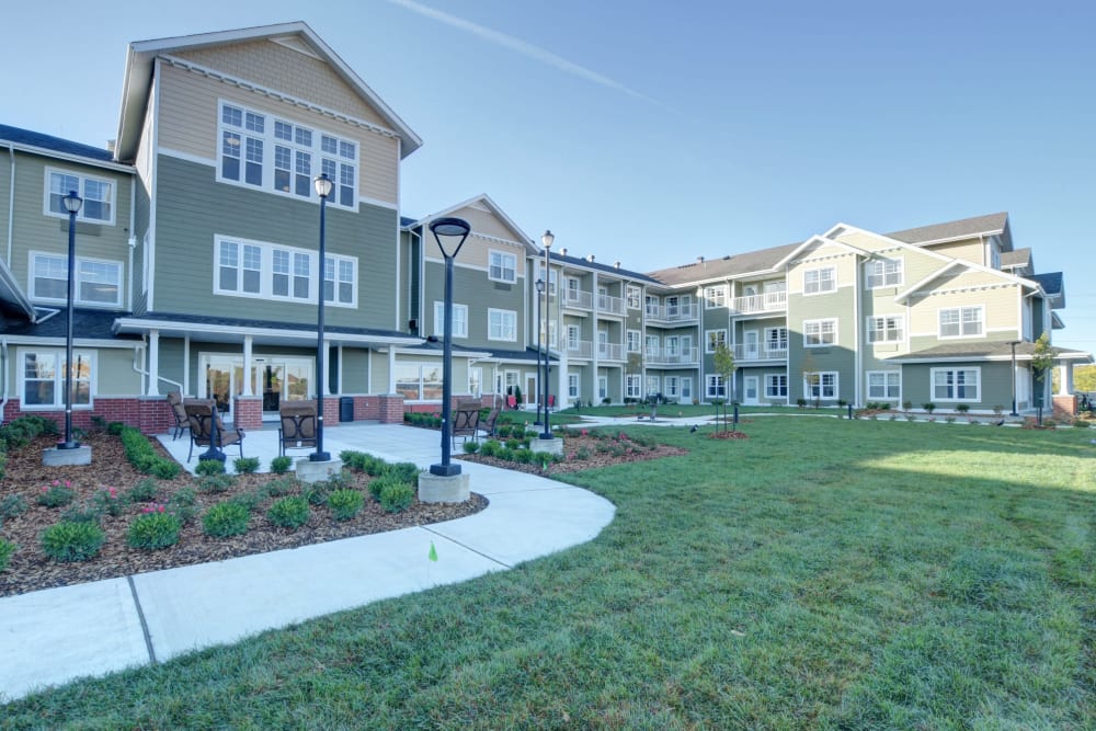 Grounds at The Bradley Gracious Retirement Living in Kanata, Ontario