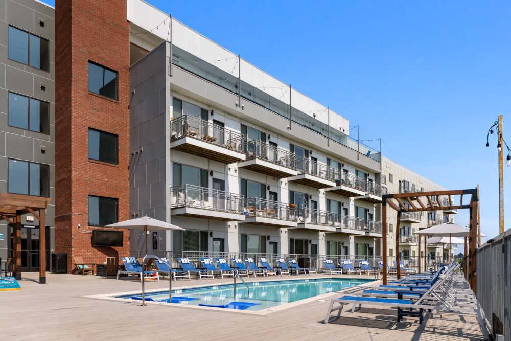 Pool Area at The Scout Scott's Addition in Richmond, Virginia