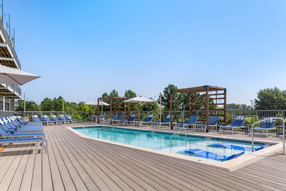 Pool Area at The Scout Scott's Addition in Richmond, Virginia