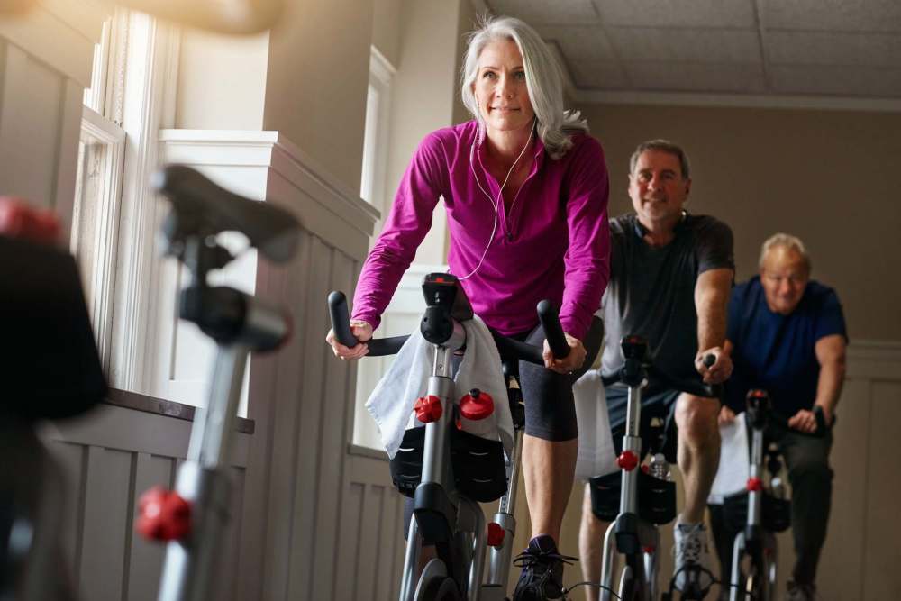 Fitness center at The Cascalote in Glendale, Arizona