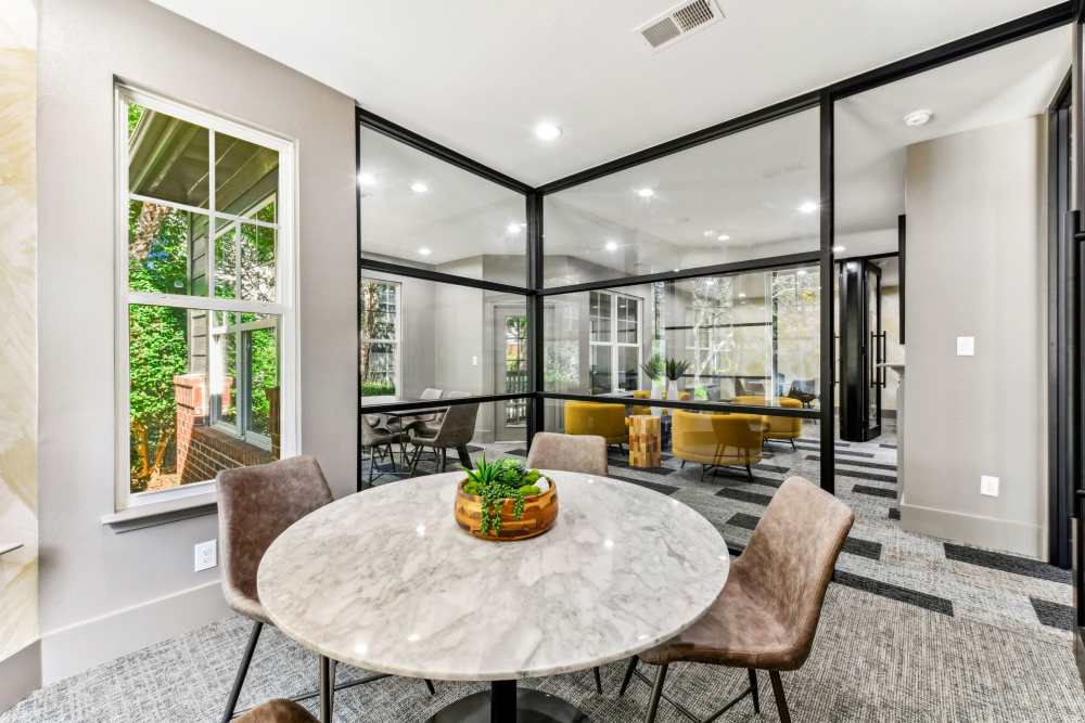 Community with a seating space at Wesley in Raleigh, North Carolina