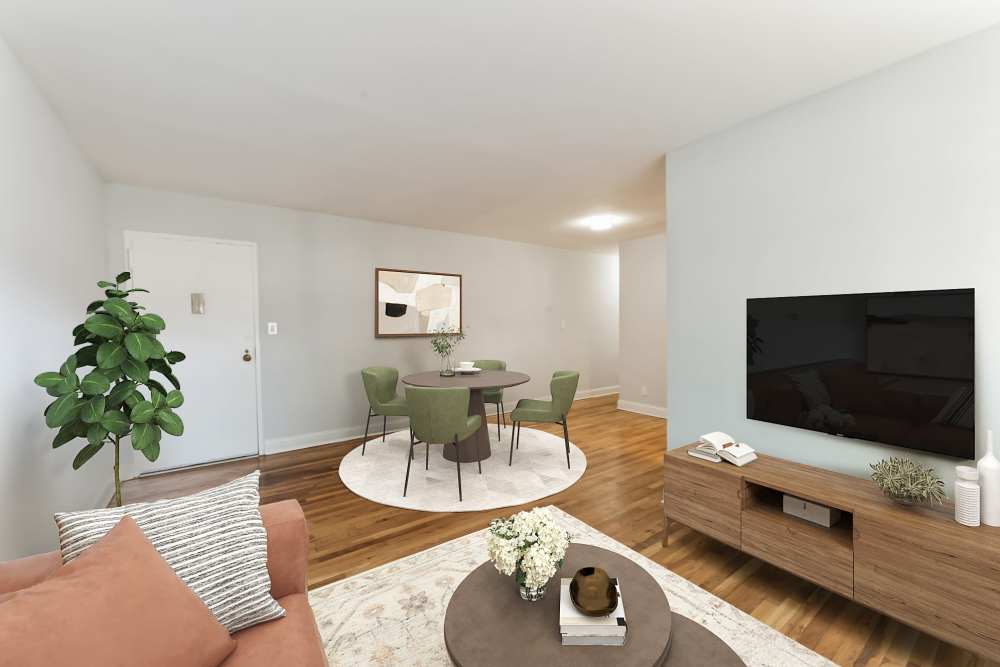 Living room at Eagle Rock Apartments at Hicksville/Jericho in Hicksville, New York