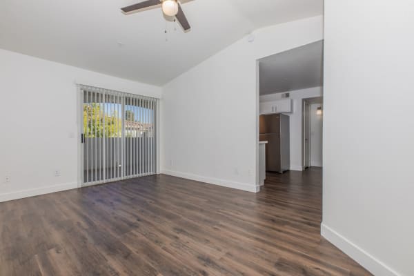 Modern living room at Soleil in Chandler, Arizona