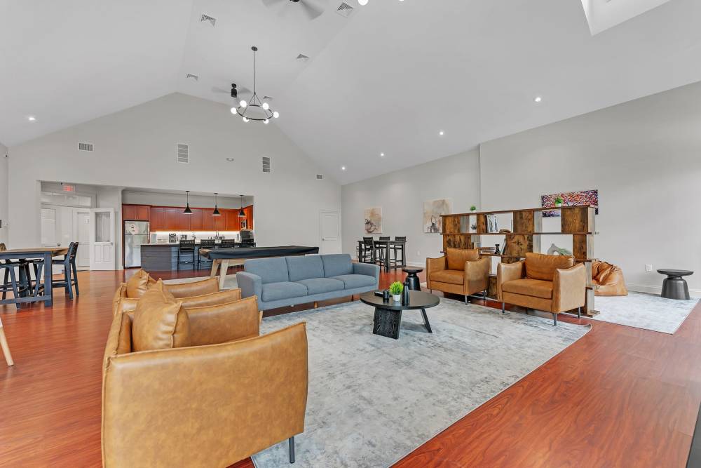 Resident clubhouse at Park Village West in Westborough, Massachusetts