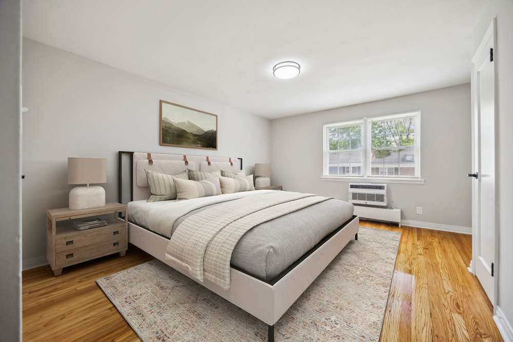 Spacious bedroom in Eagle Rock Apartments at Maplewood in Maplewood, New Jersey