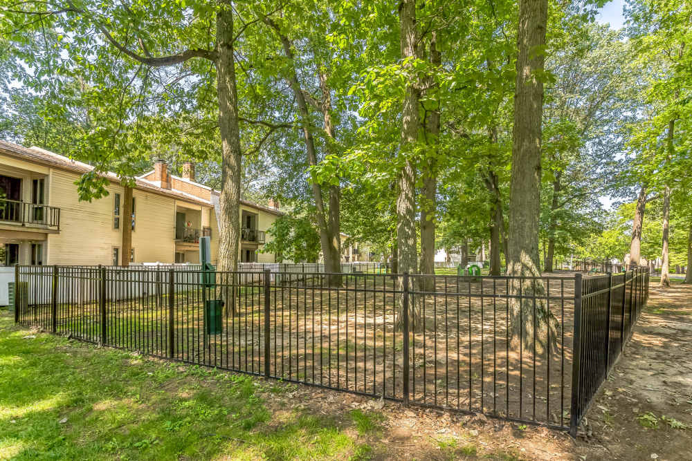 dog park at Ramblewood Village Apartments in Mount Laurel, New Jersey