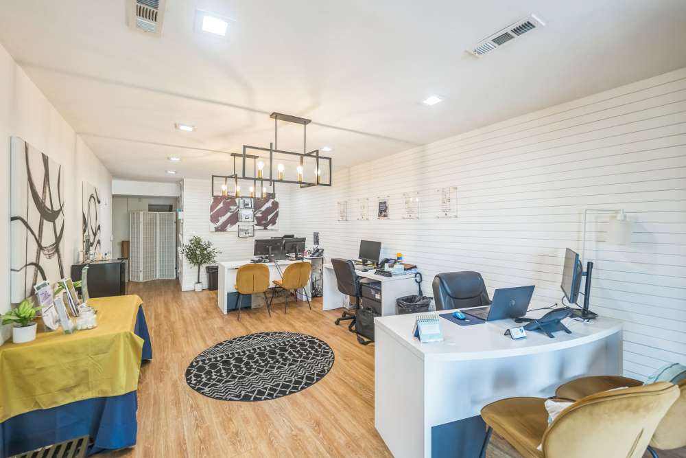Renovated leasing office at Eagle Rock Apartments at Towson in Towson, Maryland