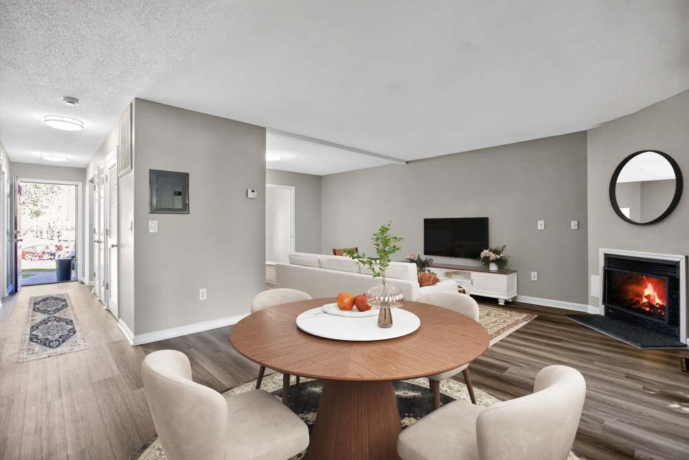 Spacious Living Room at Eagle Rock Apartments at Mohegan Lake in Mohegan Lake, New York
