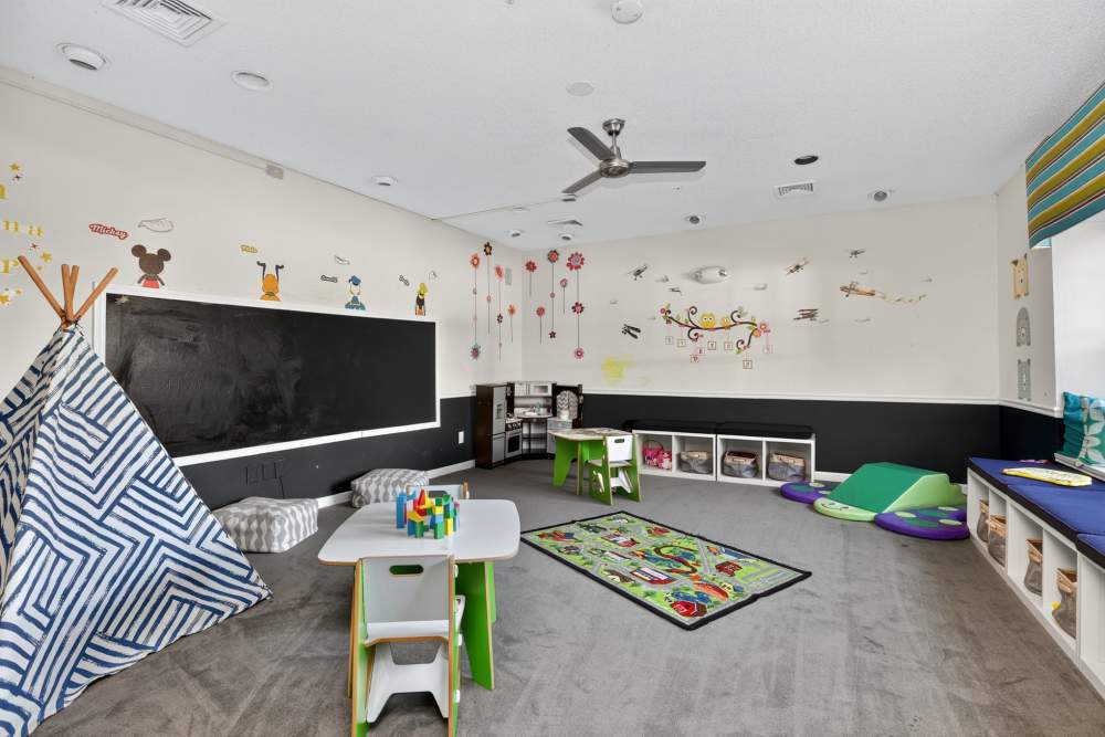 Colorful childrens clubhouse place at Vista Point Apartments in Wappingers Falls, New York