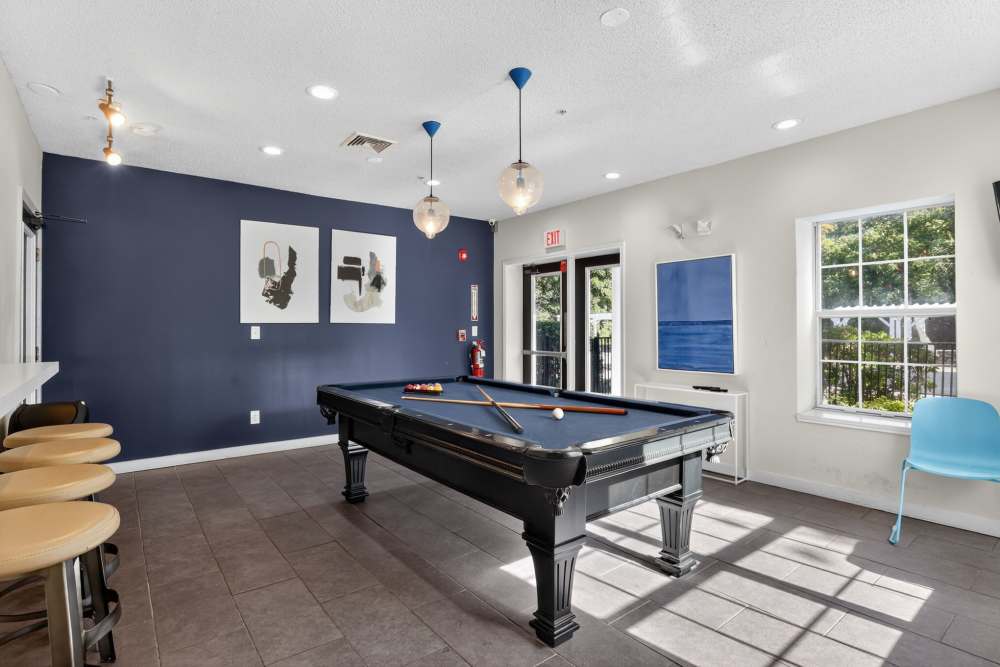 Great for entertaining Apartments Billiards Room at Vista Point Apartments in Wappingers Falls, New York
