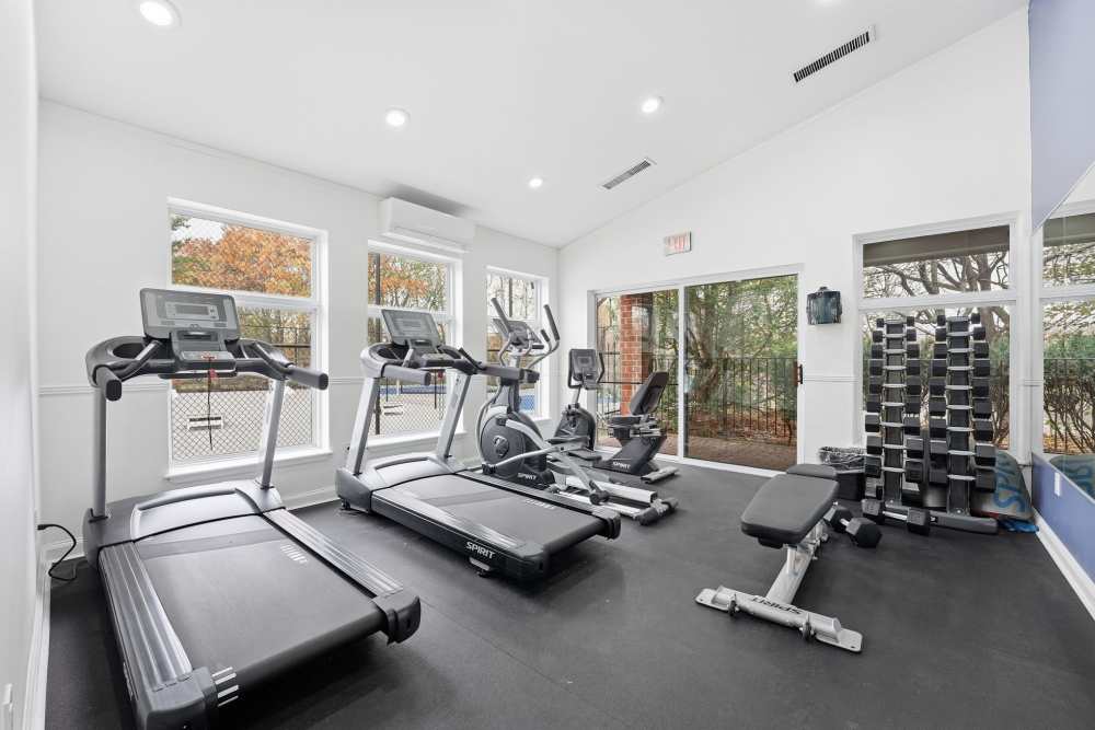 Renovated fitness center at Eagle Rock Apartments at Swampscott in Swampscott, Massachusetts