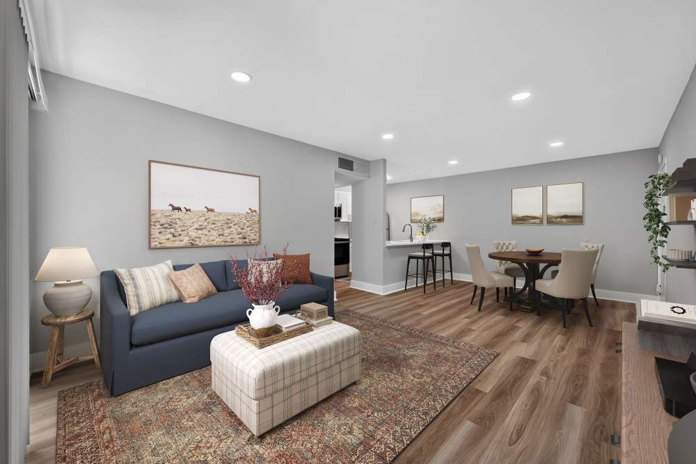 Spacious family room at The Woods at Ambler, an Eagle Rock Community in Ambler. PA
