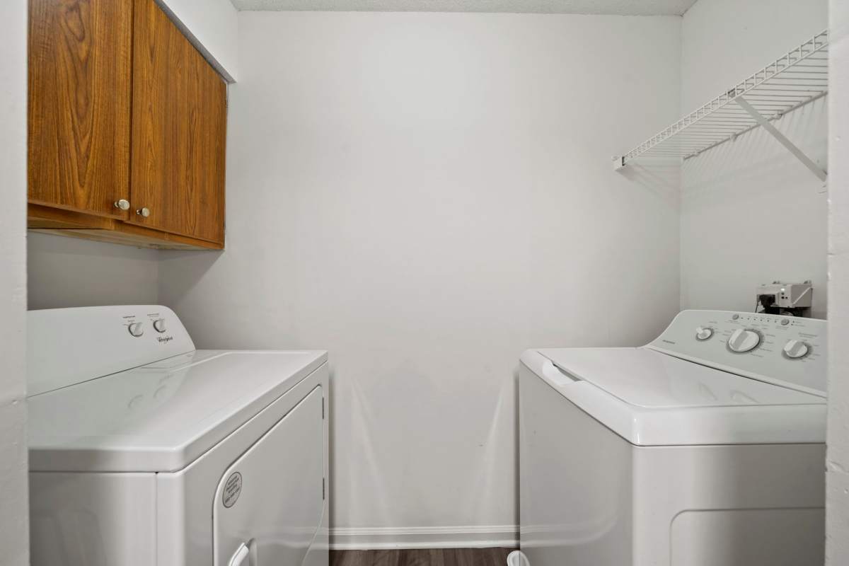 Laundry area at Salem Run in Fredericksburg, Virginia