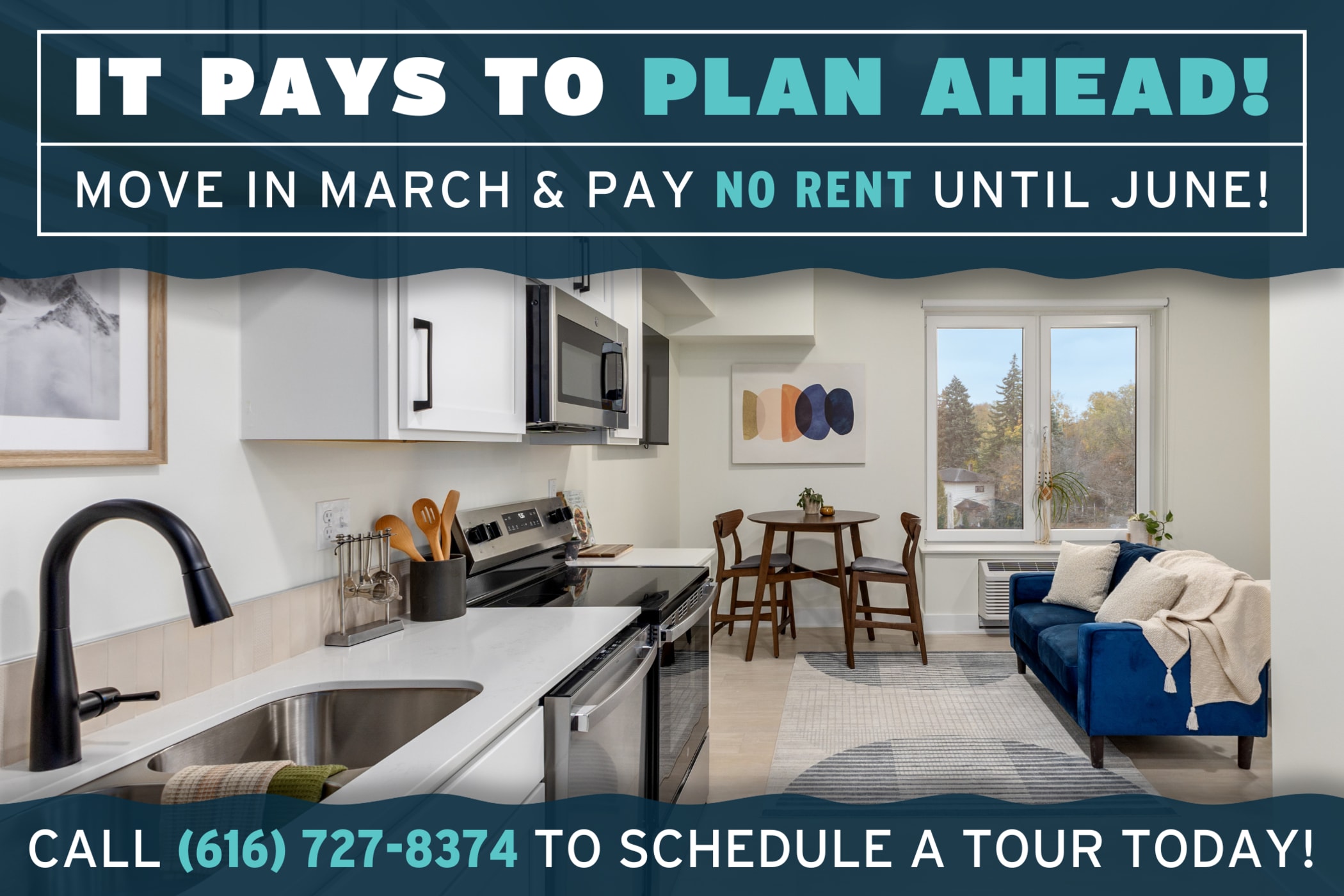 Pay no rent until June!