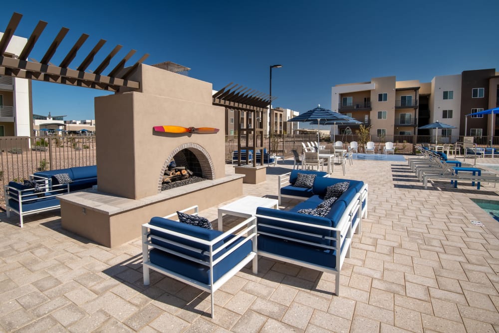 Beautiful Outdoor Lounge at Sky at Chandler Airpark in Chandler