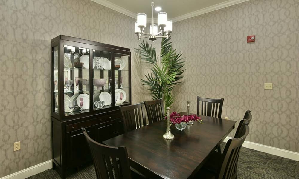 Private Dining Room at Foxberry Terrace Senior Living in Webb City, Missouri