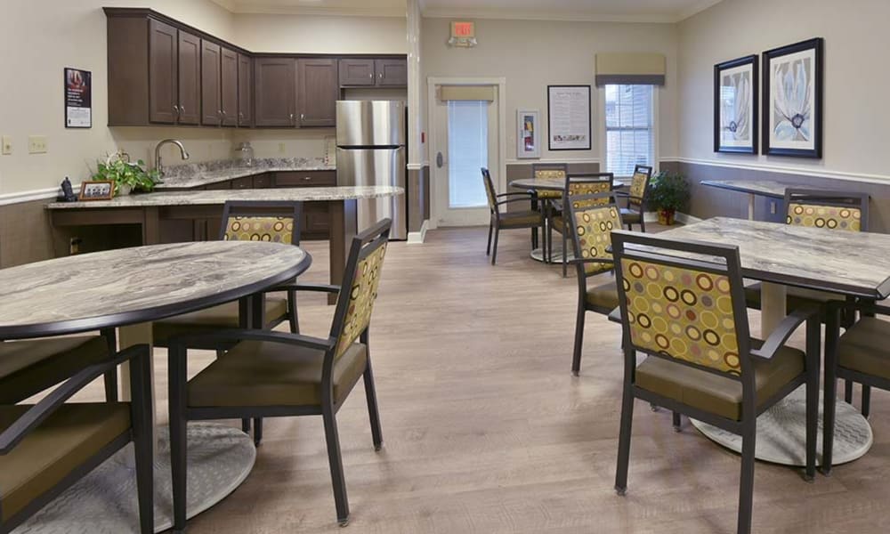 Cottages Clubhouse at Foxberry Terrace Senior Living in Webb City, Missouri