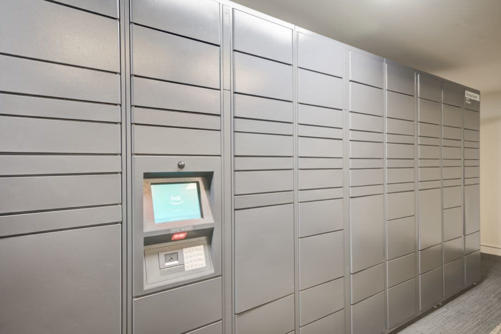 Package lockers at The Villas at Woodland Hills in Woodland Hills, CA