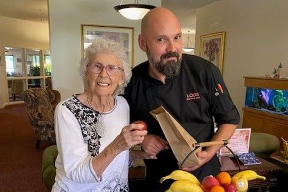 Oscar party at Roseville Commons Senior Living in Roseville, California